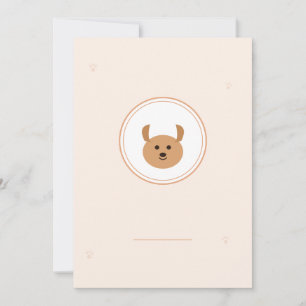 Invitation Animal de compagnie d'honneur