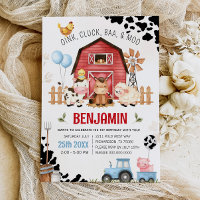 Animaux de ferme Barnyard FARM ANNIVERSAIRE Invita