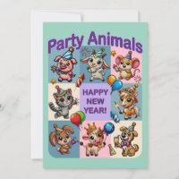 Animaux de fête "Bonne année"