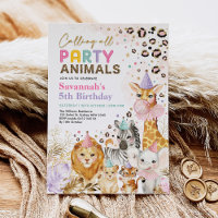 Animaux de fêtes sauvages Safari Empreinte de léop