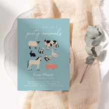 Animaux de la Fête des Enfants | Thème de ferme An