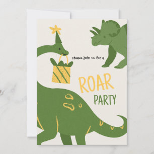 Invitation Animaux de la fête des rues Anniversaire