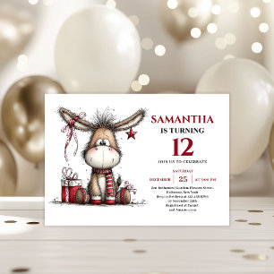 Invitation Animaux fantaisistes joyeux anniversaire numérique