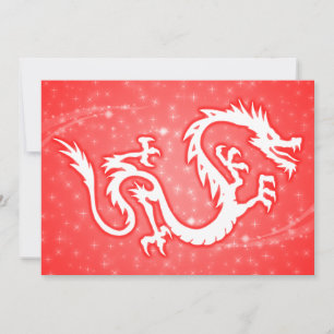 Invitation année de la étoile du dragon