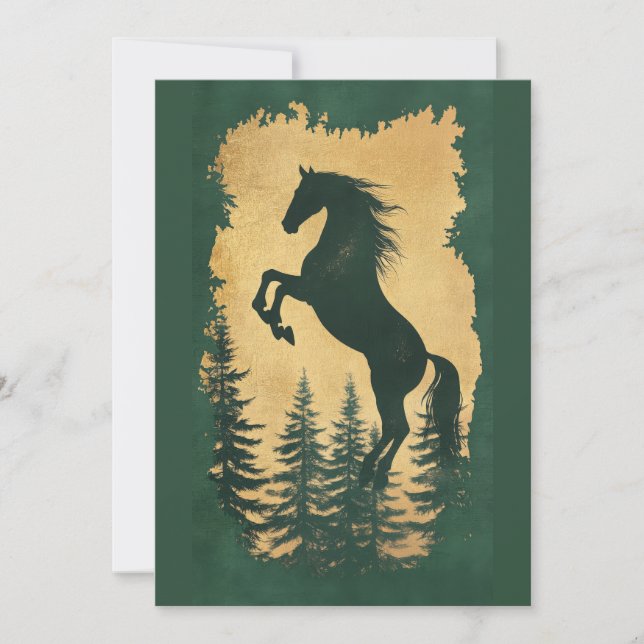 Invitation Année du Cheval 2026 (Devant)