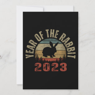 INVITATION ANNÉE DU LAPIN 2023