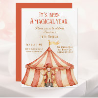 Année magique Anniversaire du magicien