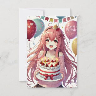 Invitation Annime Fille