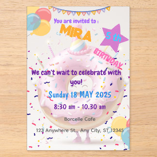 INVITATION ANNIVERSAIRE