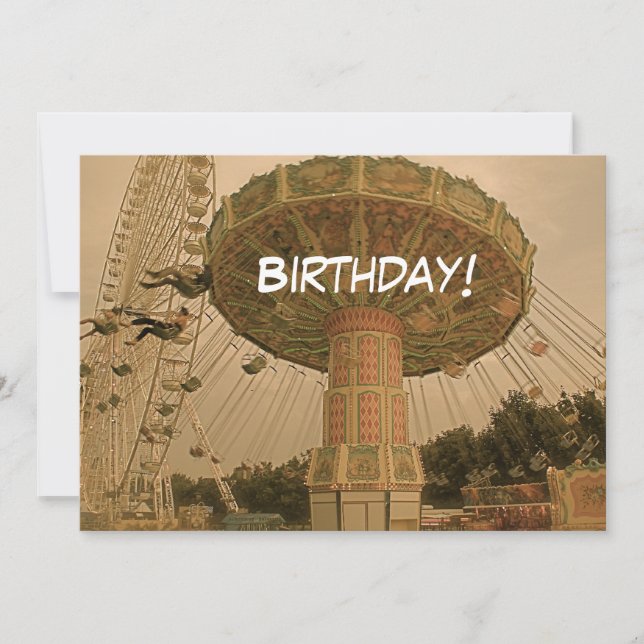 Invitation Anniversaire! (Devant)