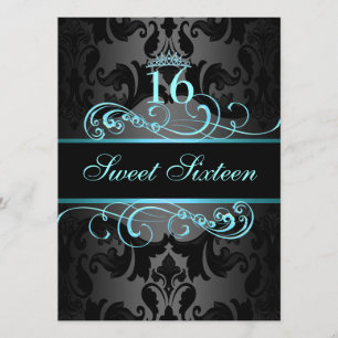 Invitation anniversaire 16 ans Tourbillon Bleu Dam