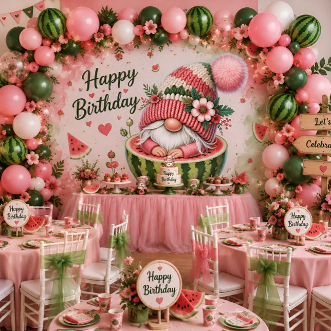 Invitation Anniversaire 2 ans du Gnome Pastèque (Créateur téléchargé)