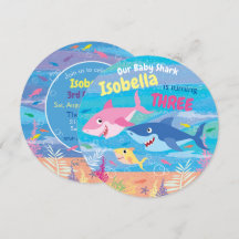 Anniversaire 3, Sous la mer, 3 requins, fête