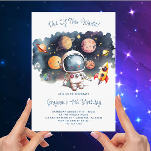 Invitation Anniversaire 4 ans Espace Extraordinaire