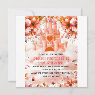 Invitation anniversaire 4 ans modifiable Quatre po