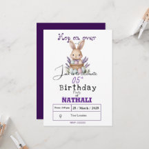 Anniversaire adorable à thème lapin