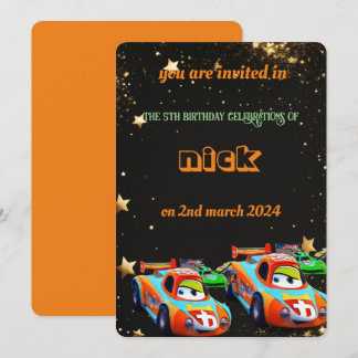 Invitation anniversaire amusant