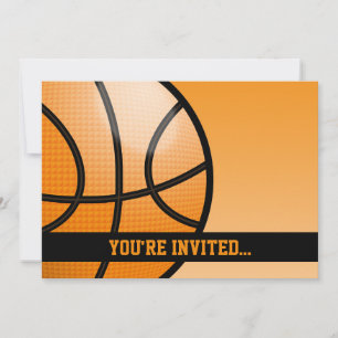 Invitation Anniversaire Basket-ball