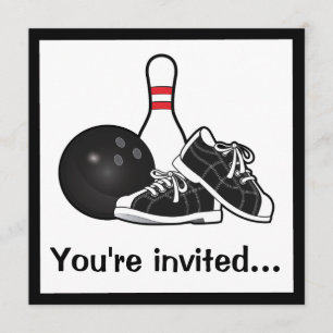 Invitation Anniversaire de Bowling