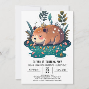 Invitation Anniversaire de Capybara Haven