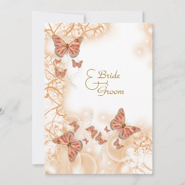 Invitation Anniversaire de corail de fiançailles de mariage (Devant)