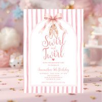 Anniversaire de danseuse classique en tutu rose av