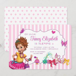 Invitation Anniversaire de Disney's Fancy Nancy Girl