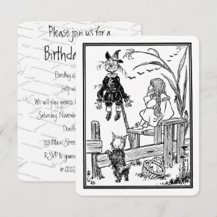 Invitation Anniversaire de Dorothy de l'édition originale du 