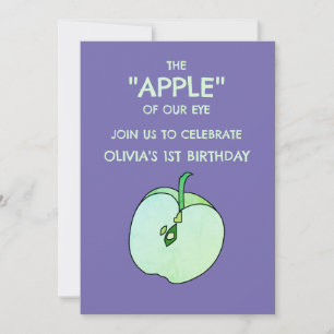 Invitation Anniversaire de enfant de fruits de la tranche de