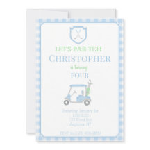 Invitation Anniversaire de enfant de Par-Tee