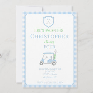 Invitation Anniversaire de enfant de Par-Tee