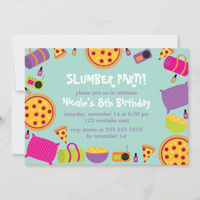Invitation Anniversaire de enfant du parti Stwood (Devant)
