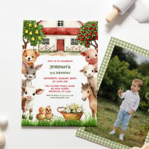 Anniversaire de enfant Party Farm Animaux pour gar