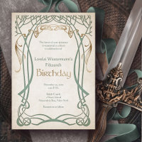 Anniversaire de fantasy médiéval tout âge