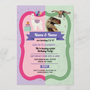 Invitation Anniversaire de fille de garçon d'invitations de