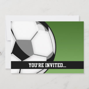 Invitation Anniversaire de football