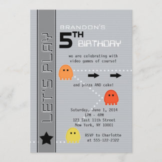 Invitation Anniversaire de Gamer