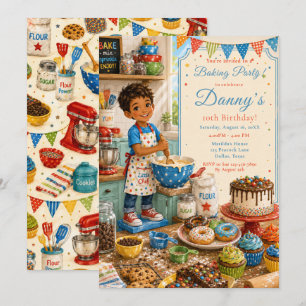 Invitation Anniversaire de gâteaux pour enfants