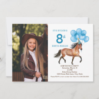 Invitation Anniversaire de Horse Lover
