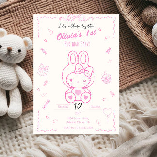 Invitation Anniversaire de Kitty Girl