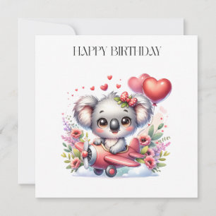 Invitation Anniversaire de Koala Volant