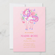 Anniversaire de la fête licorne magique