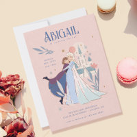 Anniversaire de la fille florale congelée de Disne