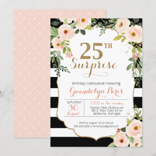 Invitation Anniversaire de la florale de la 25e grève blanche