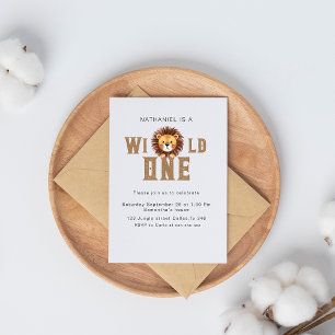 Invitation Anniversaire de la licorne sauvage adorable