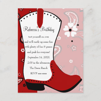 Invitation Anniversaire de la naissance de la fille