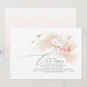 Invitation Anniversaire de la Pampa Grass Pink