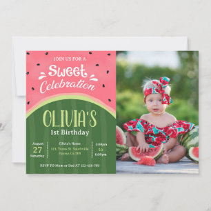 Invitation Anniversaire de la pastèque
