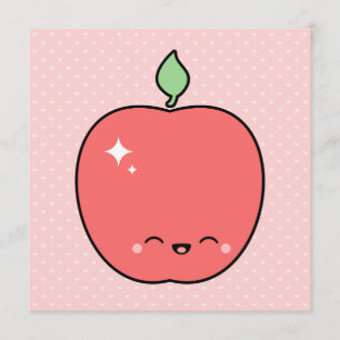 Invitation Anniversaire de la petite pomme