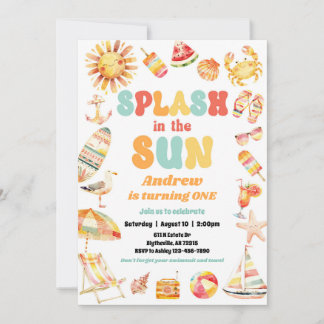 Invitation Anniversaire De La Piscine Solaire